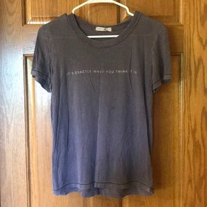 Urban Outfitters Purple Graphic Tee